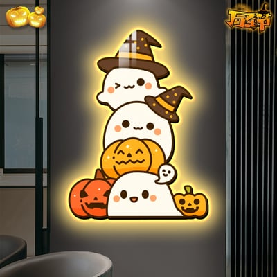 【週邊】阿喵畫社-萬聖節小鬼燈帶畫5