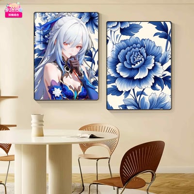 【週邊】阿喵畫社-青花瓷 鏡流3