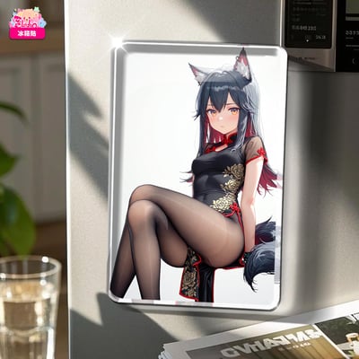 【週邊】阿喵畫社－旗袍 明日方舟 冰箱貼4