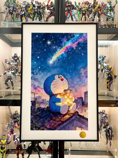 【週邊】星空工作室－哆啦A夢 流星哆啦A夢 裝飾畫2