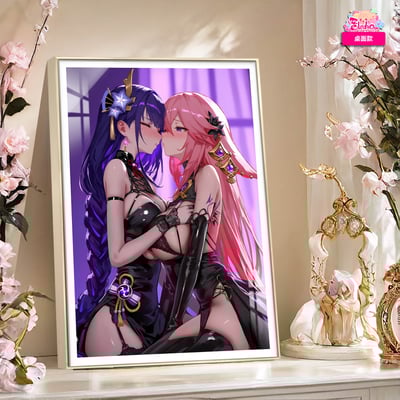 【週邊】阿喵畫社-原神 羞羞 雷電神子3