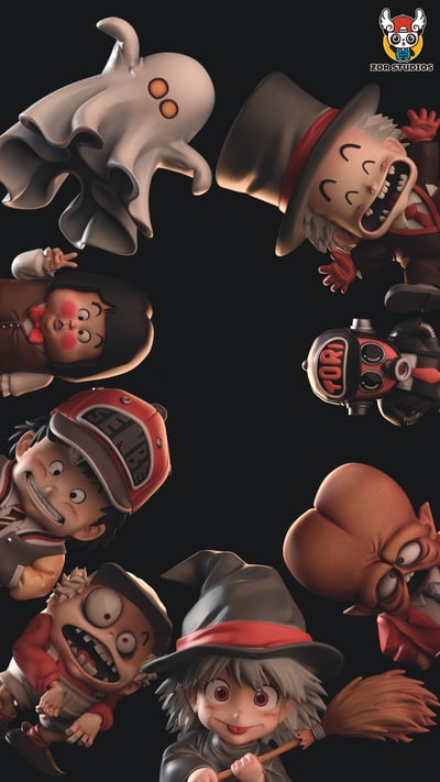 【阿拉蕾】ZOR-Studios-WCF系列 萬聖節扉頁排坐 第二彈1