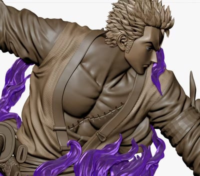 【海賊王】UNO工作室-索隆胸像6