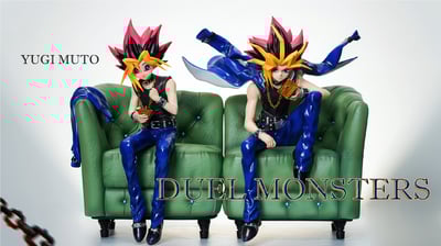 【遊戲王】黃蜂工作室-遊戲王 坐姿武藤遊戲與阿圖姆2