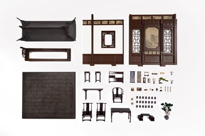 【原創授權】微觀臻慕-中式古風小景 知古小齋（海外現貨）3