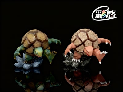 【寶可夢】彩悠工作室－白銀大會 小智vs小茂陣容 第七彈 小茂王牌 隆隆岩2