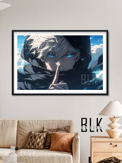 【週邊】巴洛克－咒術迴戰 咒術五條悟 裝飾畫&冰箱貼4