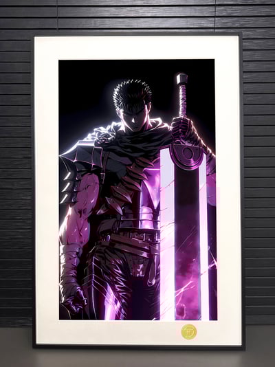 【週邊】H2工作室-劍風傳奇格斯 烙印戰士烙印勇士Berserk裝飾畫2