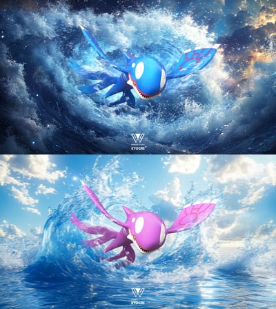 【寶可夢】玩得Wonder studio-豐源三神 固拉多 蓋歐卡與裂空坐3