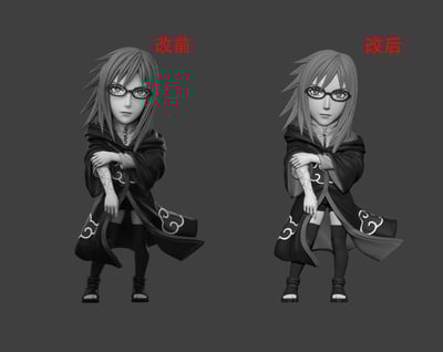 【火影忍者】Power studio-鷹小隊 第三彈 香磷2