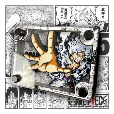 【週邊】萌萌匠-海賊王尼卡路飛週邊壓克力方磚卡磚高顏值立牌1