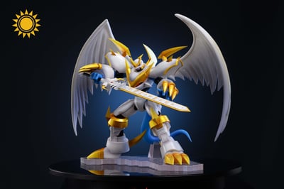 【數碼寶貝】太陽模玩-帝皇龍甲獸 聖騎士形態 白帝4