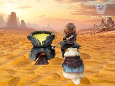 【哪吒】玩物工作室-哪吒2系列 土撥鼠3