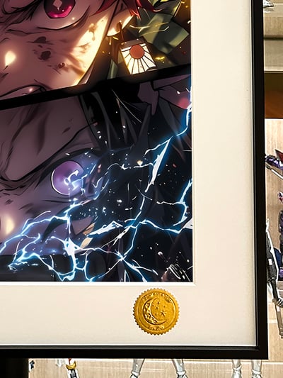 【週邊】星空工作室－鬼滅之刃 鬼滅四人組 裝飾畫4