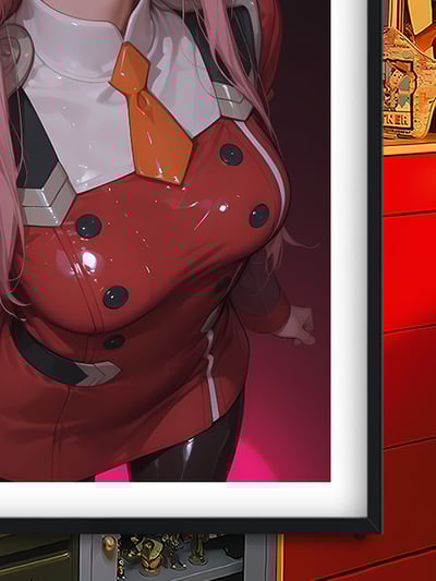 【週邊】巴洛克－DARLING in the FRANXX 仰頭零二 裝飾畫&冰箱貼3