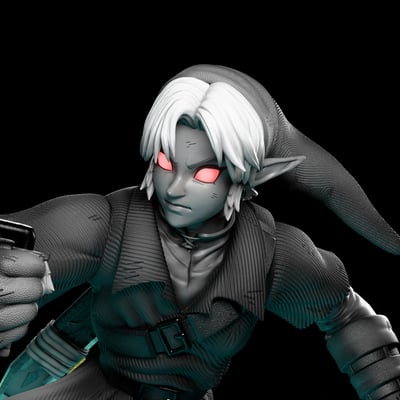 【薩爾達傳說】Kintsukuroi Creations－林克 vs 黑暗林克8