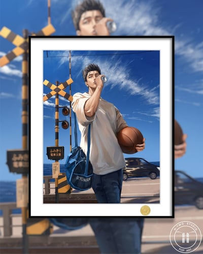 【週邊】H2工作室－灌籃高手 仙道彰 裝飾畫1