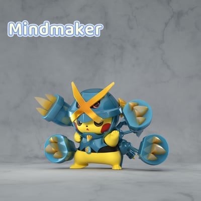 【寶可夢】MindMaker-Mega皮卡丘 第五彈 mega巨金怪皮卡丘1