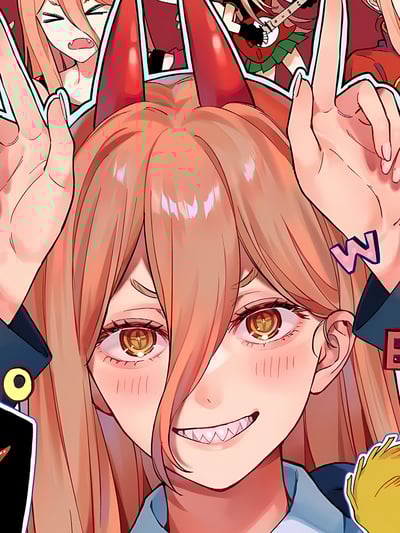 【週邊】星空工作室－電鋸人 百變帕瓦 裝飾畫4