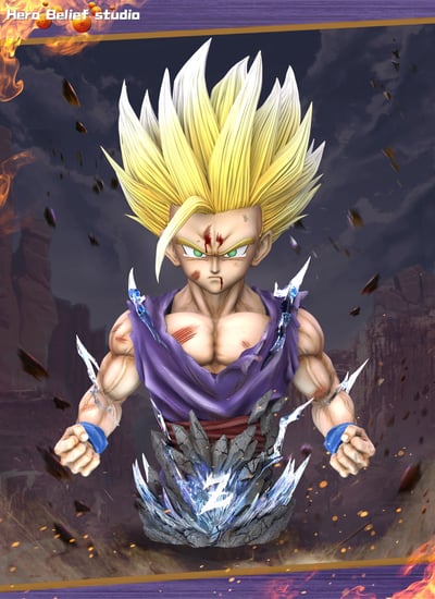【七龍珠】hero belief-悟飯半身像3