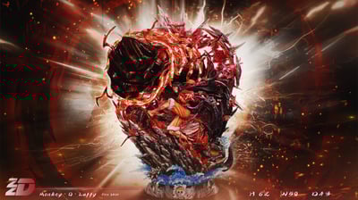 【海賊王】ZZDD工作室-路飛2.0 業火路飛1