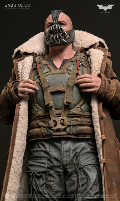 【正版授權】JND St​​udios-蝙蝠俠 黑闇騎士系列 貝恩 雕像 HMS-02414