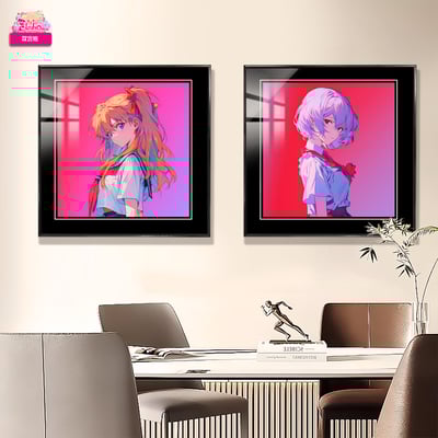 【週邊】阿喵畫社-EVA 明日香綾波麗組合3