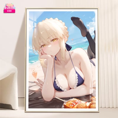 【週邊】阿喵畫社-沙灘 吾王saber4