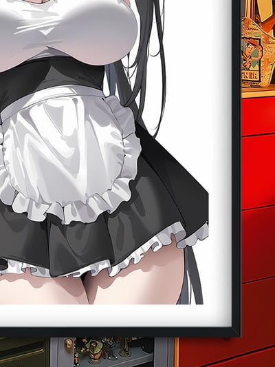 【週邊】巴洛克工作室－碧藍檔案 莉音小姐 裝飾畫＆冰箱貼3