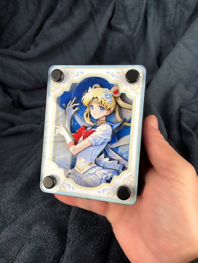 【週邊】萌萌匠-美少女戰士水冰月月野兔3D立體卡磚擺台裝飾畫8