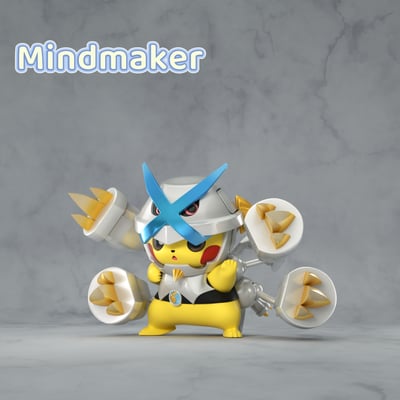 【寶可夢】MindMaker-Mega皮卡丘 第五彈 mega巨金怪皮卡丘2