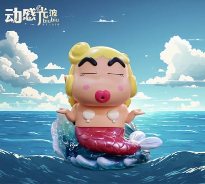 【蠟筆小新】動感光波-美人魚小新2.01