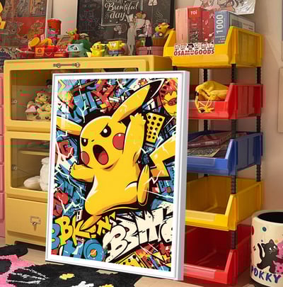 【週邊】阿喵畫社-塗鴉 皮卡丘4