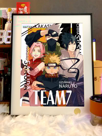 【週邊】星空工作室－火影忍者 Team 7 裝飾畫3