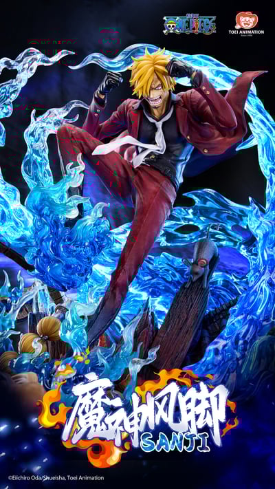 【正版授權】上海東映動畫-航海王 魔神風腳·SANJI4