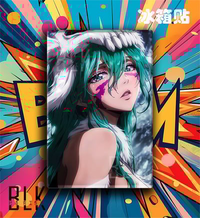 【週邊】巴洛克－死神 境界 雪國妮露 裝飾畫 & 冰箱貼5