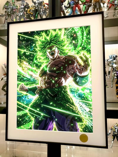 【週邊】星空工作室-布羅利 龍珠超級賽亞人Broli菠夢裝飾畫1