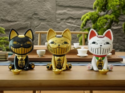 【膽大黨】御宅Home－財神貓 招財貓 坐等發財1