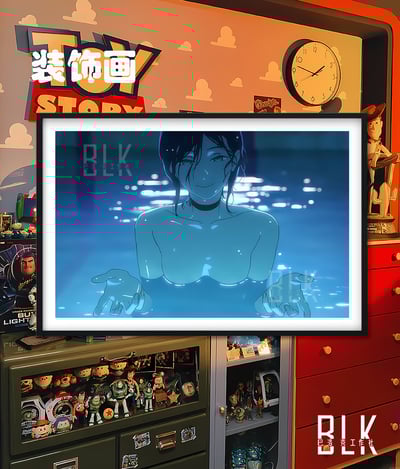 【週邊】巴洛克－鏈鋸人 水之蕾塞 裝飾畫 & 冰箱貼1