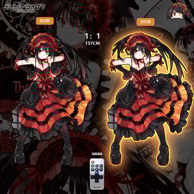 【週邊】阿喵畫社-時崎狂三燈帶畫1