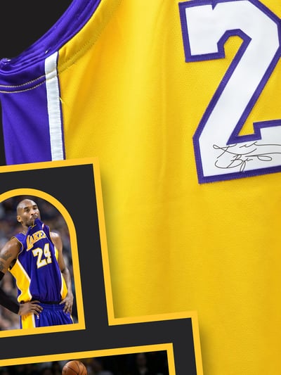 【週邊】星空工作室-科比紀念日球衣版畫 824科比日 kobe黑曼巴NBA洛杉磯湖人Mamba裝飾畫4