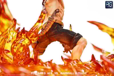 【海賊王】Badge BG工作室-宿命的對決 艾斯VS黑鬍子15