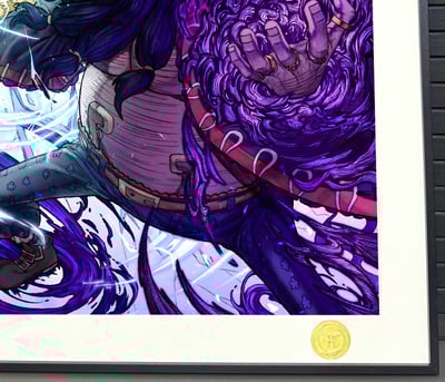 【週邊】H2工作室-黑鬍子 海賊王馬歇爾D蒂奇四皇洛克斯動漫二次元裝飾畫4