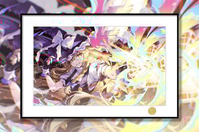 【週邊】H2工作室－東方Project 霧雨魔理沙 裝飾畫1