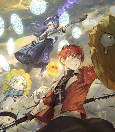 【週邊】H2工作室－葬送的芙莉蓮 芙莉蓮三人組 裝飾畫3