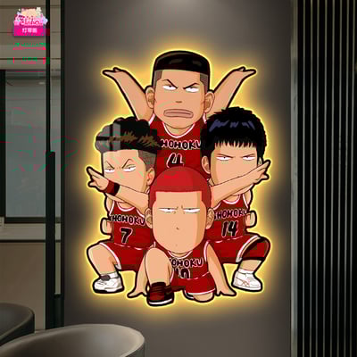 【週邊】阿喵畫社-灌籃高手隊搞怪燈帶畫4