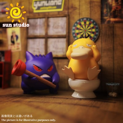 【寶可夢】SUN studio-便秘可達鴨 馬桶可達鴨6
