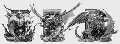 【遊戲王】黃蜂工作室-遊戲王卡牌系列 三幻神 歐西里斯的天空龍7