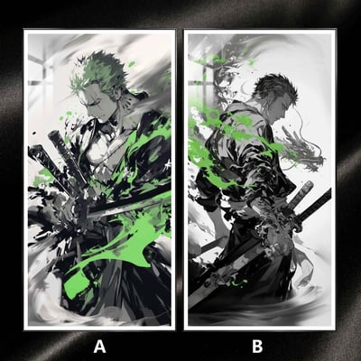 【週邊】阿喵畫社-雙影墨龍 索隆組合7