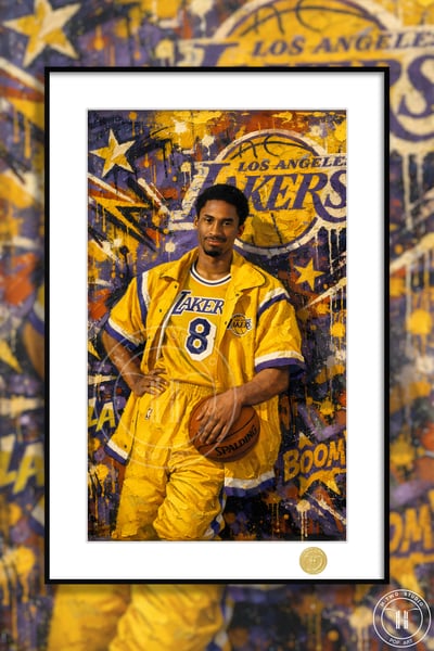 【週邊】H2工作室－爆炸頭科比 裝飾畫1